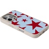 image:imageCasely iPhone 17 Pro Max Case  Seaside Stitch  Vintage Roses  Align SoftTouch Flexible Bumper Case  Compatible with MagSafeStars Align  Blue  Red Stars