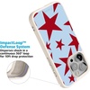 image:imageCasely iPhone 17 Pro Max Case  Seaside Stitch  Vintage Roses  Align SoftTouch Flexible Bumper Case  Compatible with MagSafeStars Align  Blue  Red Stars