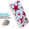 image:imageCasely iPhone 17 Pro Max Case  Seaside Stitch  Vintage Roses  Align SoftTouch Flexible Bumper Case  Compatible with MagSafeStars Align  Blue  Red Stars