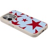image:imageCasely iPhone 17 Pro Max Case  Seaside Stitch  Vintage Roses  Align SoftTouch Flexible Bumper Case  Compatible with MagSafeStars Align  Blue  Red Stars