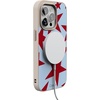 image:imageCasely iPhone 17 Pro Max Case  Seaside Stitch  Vintage Roses  Align SoftTouch Flexible Bumper Case  Compatible with MagSafeStars Align  Blue  Red Stars