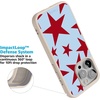 image:imageCasely iPhone 17 Pro Max Case  Seaside Stitch  Vintage Roses  Align SoftTouch Flexible Bumper Case  Compatible with MagSafeStars Align  Blue  Red Stars