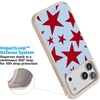 image:imageCasely iPhone 17 Pro Max Case  Seaside Stitch  Vintage Roses  Align SoftTouch Flexible Bumper Case  Compatible with MagSafeStars Align  Blue  Red Stars