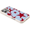 image:imageCasely iPhone 17 Pro Max Case  Seaside Stitch  Vintage Roses  Align SoftTouch Flexible Bumper Case  Compatible with MagSafeStars Align  Blue  Red Stars