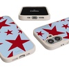 image:imageCasely iPhone 17 Pro Max Case  Seaside Stitch  Vintage Roses  Align SoftTouch Flexible Bumper Case  Compatible with MagSafeStars Align  Blue  Red Stars