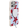 image:imageCasely iPhone 17 Pro Max Case  Seaside Stitch  Vintage Roses  Align SoftTouch Flexible Bumper Case  Compatible with MagSafeStars Align  Blue  Red Stars