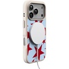 image:imageCasely iPhone 17 Pro Max Case  Seaside Stitch  Vintage Roses  Align SoftTouch Flexible Bumper Case  Compatible with MagSafeStars Align  Blue  Red Stars