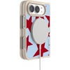 image:imageCasely iPhone 17 Pro Max Case  Seaside Stitch  Vintage Roses  Align SoftTouch Flexible Bumper Case  Compatible with MagSafeStars Align  Blue  Red Stars