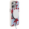 image:imageCasely iPhone 17 Pro Max Case  Seaside Stitch  Vintage Roses  Align SoftTouch Flexible Bumper Case  Compatible with MagSafeStars Align  Blue  Red Stars