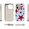 image:imageCasely iPhone 17 Pro Max Case  Seaside Stitch  Vintage Roses  Align SoftTouch Flexible Bumper Case  Compatible with MagSafeStars Align  Blue  Red Stars