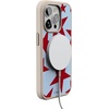 image:imageCasely iPhone 17 Pro Max Case  Seaside Stitch  Vintage Roses  Align SoftTouch Flexible Bumper Case  Compatible with MagSafeStars Align  Blue  Red Stars
