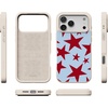 image:imageCasely iPhone 17 Pro Max Case  Seaside Stitch  Vintage Roses  Align SoftTouch Flexible Bumper Case  Compatible with MagSafeStars Align  Blue  Red Stars