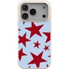 image:imageCasely iPhone 17 Pro Max Case  Seaside Stitch  Vintage Roses  Align SoftTouch Flexible Bumper Case  Compatible with MagSafeStars Align  Blue  Red Stars