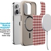 image:imageCasely iPhone 17 Pro Max Case  Seaside Stitch  Vintage Roses  Align SoftTouch Flexible Bumper Case  Compatible with MagSafeSweet Jam  Red Gingham