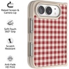 image:imageCasely iPhone 17 Pro Max Case  Seaside Stitch  Vintage Roses  Align SoftTouch Flexible Bumper Case  Compatible with MagSafeSweet Jam  Red Gingham
