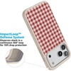 image:imageCasely iPhone 17 Pro Max Case  Seaside Stitch  Vintage Roses  Align SoftTouch Flexible Bumper Case  Compatible with MagSafeSweet Jam  Red Gingham