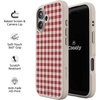 image:imageCasely iPhone 17 Pro Max Case  Seaside Stitch  Vintage Roses  Align SoftTouch Flexible Bumper Case  Compatible with MagSafeSweet Jam  Red Gingham