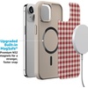 image:imageCasely iPhone 17 Pro Max Case  Seaside Stitch  Vintage Roses  Align SoftTouch Flexible Bumper Case  Compatible with MagSafeSweet Jam  Red Gingham