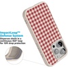 image:imageCasely iPhone 17 Pro Max Case  Seaside Stitch  Vintage Roses  Align SoftTouch Flexible Bumper Case  Compatible with MagSafeSweet Jam  Red Gingham