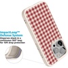 image:imageCasely iPhone 17 Pro Max Case  Seaside Stitch  Vintage Roses  Align SoftTouch Flexible Bumper Case  Compatible with MagSafeSweet Jam  Red Gingham