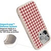 image:imageCasely iPhone 17 Pro Max Case  Seaside Stitch  Vintage Roses  Align SoftTouch Flexible Bumper Case  Compatible with MagSafeSweet Jam  Red Gingham