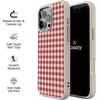 image:imageCasely iPhone 17 Pro Max Case  Seaside Stitch  Vintage Roses  Align SoftTouch Flexible Bumper Case  Compatible with MagSafeSweet Jam  Red Gingham