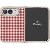 image:imageCasely iPhone 17 Pro Max Case  Seaside Stitch  Vintage Roses  Align SoftTouch Flexible Bumper Case  Compatible with MagSafeSweet Jam  Red Gingham
