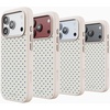 image:imageCasely iPhone 17 Pro Max Case  Seaside Stitch  Vintage Roses  Align SoftTouch Flexible Bumper Case  Compatible with MagSafeTiny Stars  Blue  White