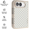 image:imageCasely iPhone 17 Pro Max Case  Seaside Stitch  Vintage Roses  Align SoftTouch Flexible Bumper Case  Compatible with MagSafeTiny Stars  Blue  White
