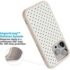 image:imageCasely iPhone 17 Pro Max Case  Seaside Stitch  Vintage Roses  Align SoftTouch Flexible Bumper Case  Compatible with MagSafeTiny Stars  Blue  White