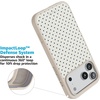 image:imageCasely iPhone 17 Pro Max Case  Seaside Stitch  Vintage Roses  Align SoftTouch Flexible Bumper Case  Compatible with MagSafeTiny Stars  Blue  White