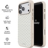 image:imageCasely iPhone 17 Pro Max Case  Seaside Stitch  Vintage Roses  Align SoftTouch Flexible Bumper Case  Compatible with MagSafeTiny Stars  Blue  White