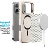 image:imageCasely iPhone 17 Pro Max Case  Seaside Stitch  Vintage Roses  Align SoftTouch Flexible Bumper Case  Compatible with MagSafeTiny Stars  Blue  White