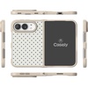image:imageCasely iPhone 17 Pro Max Case  Seaside Stitch  Vintage Roses  Align SoftTouch Flexible Bumper Case  Compatible with MagSafeTiny Stars  Blue  White