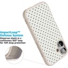image:imageCasely iPhone 17 Pro Max Case  Seaside Stitch  Vintage Roses  Align SoftTouch Flexible Bumper Case  Compatible with MagSafeTiny Stars  Blue  White