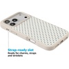 image:imageCasely iPhone 17 Pro Max Case  Seaside Stitch  Vintage Roses  Align SoftTouch Flexible Bumper Case  Compatible with MagSafeTiny Stars  Blue  White