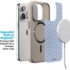 image:imageCasely iPhone 17 Pro Max Case  Seaside Stitch  Vintage Roses  Align SoftTouch Flexible Bumper Case  Compatible with MagSafeTiny Stars  Red  Blue