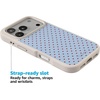 image:imageCasely iPhone 17 Pro Max Case  Seaside Stitch  Vintage Roses  Align SoftTouch Flexible Bumper Case  Compatible with MagSafeTiny Stars  Red  Blue