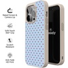 image:imageCasely iPhone 17 Pro Max Case  Seaside Stitch  Vintage Roses  Align SoftTouch Flexible Bumper Case  Compatible with MagSafeTiny Stars  Red  Blue