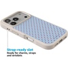 image:imageCasely iPhone 17 Pro Max Case  Seaside Stitch  Vintage Roses  Align SoftTouch Flexible Bumper Case  Compatible with MagSafeTiny Stars  Red  Blue