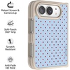 image:imageCasely iPhone 17 Pro Max Case  Seaside Stitch  Vintage Roses  Align SoftTouch Flexible Bumper Case  Compatible with MagSafeTiny Stars  Red  Blue