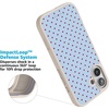 image:imageCasely iPhone 17 Pro Max Case  Seaside Stitch  Vintage Roses  Align SoftTouch Flexible Bumper Case  Compatible with MagSafeTiny Stars  Red  Blue