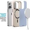 image:imageCasely iPhone 17 Pro Max Case  Seaside Stitch  Vintage Roses  Align SoftTouch Flexible Bumper Case  Compatible with MagSafeTiny Stars  Red  Blue