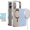 image:imageCasely iPhone 17 Pro Max Case  Seaside Stitch  Vintage Roses  Align SoftTouch Flexible Bumper Case  Compatible with MagSafeTiny Stars  Red  Blue