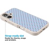 image:imageCasely iPhone 17 Pro Max Case  Seaside Stitch  Vintage Roses  Align SoftTouch Flexible Bumper Case  Compatible with MagSafeTiny Stars  Red  Blue