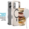 image:imageCasely iPhone 17 Pro Max Case  Stallion Stampede  Wild Horses  Align SoftTouch Flexible Bumper Case  Compatible with MagSafePainted Canyon  Dotted Landscape