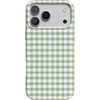 image:imageCasely iPhone 17 Pro Max Case  Pastel Picnic  Blue amp Green Gingham  Compatible with MagSafe  Classic Ultra Thin Design