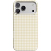 image:imageCasely iPhone 17 Pro Max Case  Pastel Picnic  Yellow Gingham  Compatible with MagSafe  Classic Ultra Thin Design