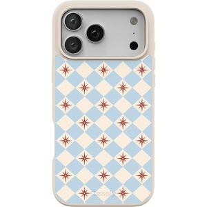 image:imageCasely iPhone 17 Pro Max Case  Citrus Stripes  Poolside Print  Align SoftTouch Flexible Bumper Case  Compatible with MagSafeChelsea Checker  Starlight Tiles