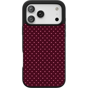 image:imageCasely iPhone 17 Pro Max Case  Citrus Stripes  Poolside Print  Align SoftTouch Flexible Bumper Case  Compatible with MagSafeHeart Noir  Tiny Hearts